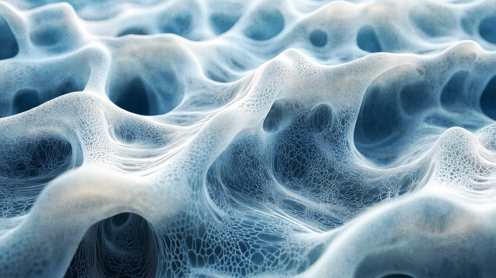 Interconnected,Voids,And,Textures,Reveal,Organic,Shapes.3d,Illustration.a,Complex,,Porous